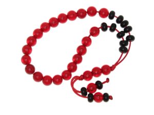 Loose Strung Worry Beads Made with Plastic & Gemstone Beads Handmade Design