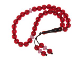 Prayer Worry Beads Tasbih Komboloi Made with Plastic No Metal