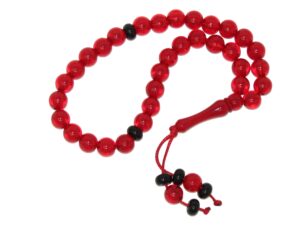 Beautiful Prayer Worry Beads Tasbih Komboloi Made with Plastic & Gemstone Beads Handmade Design