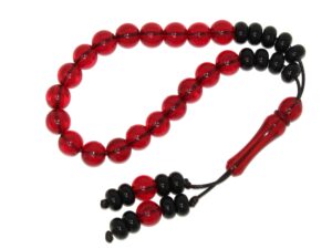 Loose Strung Worry Beads Made with Plastic & Gemstone Beads Handmade Design