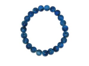 Generic 977 - Beautiful 8mm Blue Glass Bead Classic Bracelet