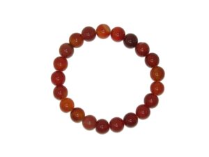 Beautiful 10mm Natural Agate Gemstone Bead Classic Bracelet