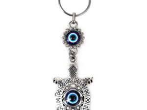 Generic 994 Lucky Turtle Charm & Lucky Evil Eye Keyring Bag Hanger