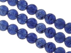 Pack of 45 Blue Quartz Watermelon 8mm Beads