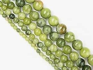 Bulk Wholesale 8mm Serpentine Jade Natural Round Full Strand Semi Precious Healing Gemstone Beads for DIY Bracelet Necklace Jewellery Making