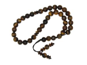 Stress Relief Fidget Beads 8mm Tiger Eye Gemstone Beads and Accessories in Gift Box Handmade Design