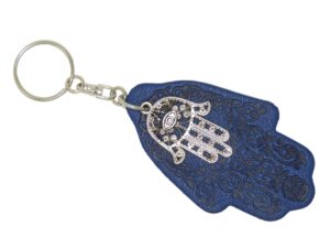 Hamsa Hand, Hand of Fatima Charm Keyring Bag Hanger Good Luck Charm