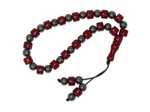 Worry Fidget Prayer Beads Tasbih Beads Polyester and Gemstone