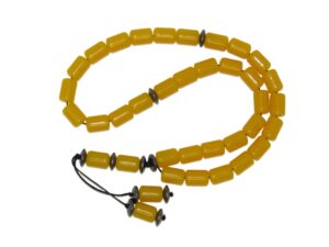 Worry Fidget Prayer Beads Tasbih Polyester and Gemstone