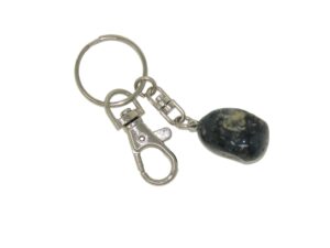 Agate Gemstone Bead Charm Keyring Hanging Protection & Good Luck Handmade