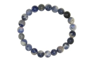 Sodalite (Throat Chakra - The Voice Stone) 8mm Gemstone Bead Bracelet Handmade