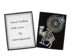 Lucky Evil Eye Charm Fridge Magnet Amulet Handmade
