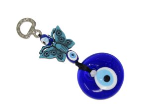 4cm Lucky Evil Eye, Lucky Butterfly Wall Hanging Gift for Protection & Good Luck handmade