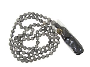 Beautiful Hand Knotted 8mm Map Jasper Gemstone Bead 108 Mala Necklace