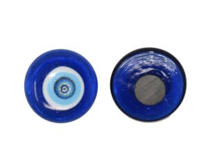 4cm Lucky Evil Eye Nazar Boncuk Turkish/Greek Glass Fridge Magnet