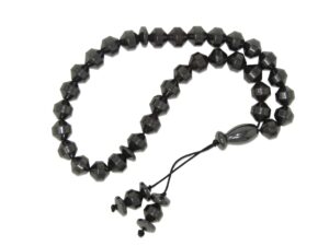 33 Bead Worry Fidget Prayer Beads Tasbih Beads 8mm Hematite Gemstone Beads Handmade