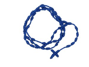 Handmade Knotted 5 Decade Catholic Rosary for Men and Women