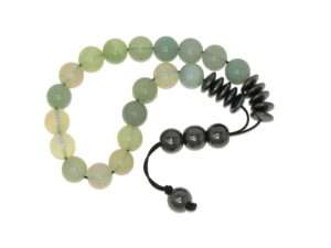 Greek Style Loose Strung Prayer Beads Worry Beads 10mm Light Green Agate Gemstone Beads