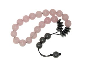 Greek Style Loose Strung Prayer Beads 10mm Rose Quartz Gemstone Beads Handmade