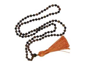Beautiful 6mm Tiger Eye Gemstone Bead Prayer Mala 108 Beads/Necklace/Bracelet - Handmade