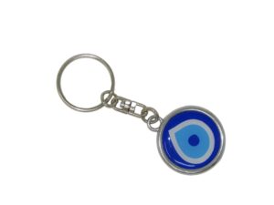 Metal Lucky Evil Eye Nazar Boncuk Keyring/Hanger for Protection & Good Luck