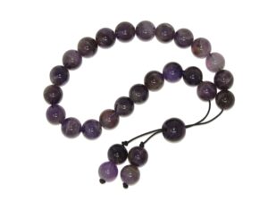Greek Style Loose Strung Worry Beads 10mm Amethyst Gemstone Beads Handmade Design