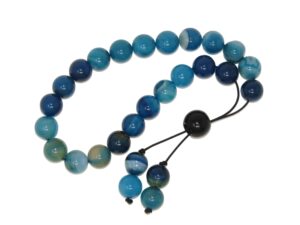 Greek Style Worry Beads 10mm Blue Agate