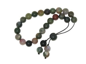Greek Style Loose Strung Komboloi Prayer Beads Worry Beads Handmade 10mm Indian Agate Gemstone Beads
