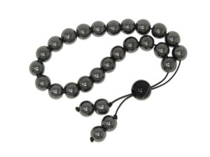 Hematite (Root Chakra - Grounding/Balancing Stone) 10mm Gemstone Prayer Worry Stress Relief Tasbih Beads Handmade