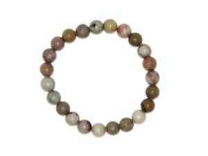 Beautiful 8mm Jasper Gemstone Bead Classic Bracelet