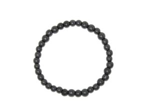 Beautiful 6mm Hematite Gemstone Bead Classic Bracelet