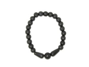 Beautiful 8mm Hematite Gemstone Bead Classic Bracelet