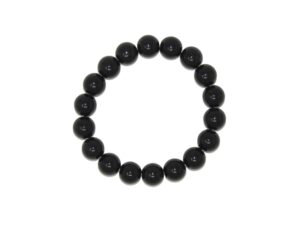 10mm Black Agate Classic Gemstone Bracelet