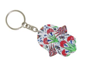 Hamsa Hand, Hand of Fatima & Lucky Evil Eye Keyring Bag Hanger Protection and Good Luck Handmade
