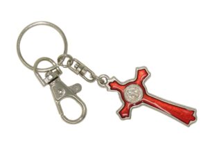 Crucifix Cross Keyring Gift for Protection & Good Luck Handmade