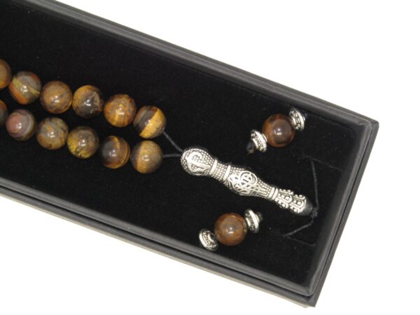 33 Bead Tasbih 8mm Tiger Eye - Image 4