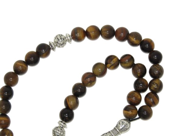 33 Bead Tasbih 8mm Tiger Eye - Image 7