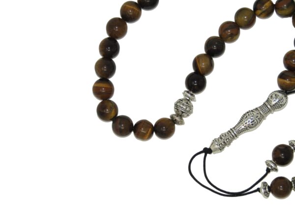 33 Bead Tasbih 8mm Tiger Eye - Image 8