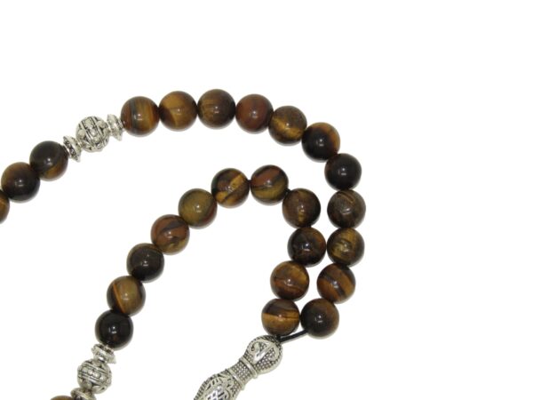 33 Bead Tasbih 8mm Tiger Eye - Image 9