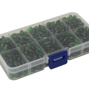 Bead Box 3 - 6mm Green Polyester Beads