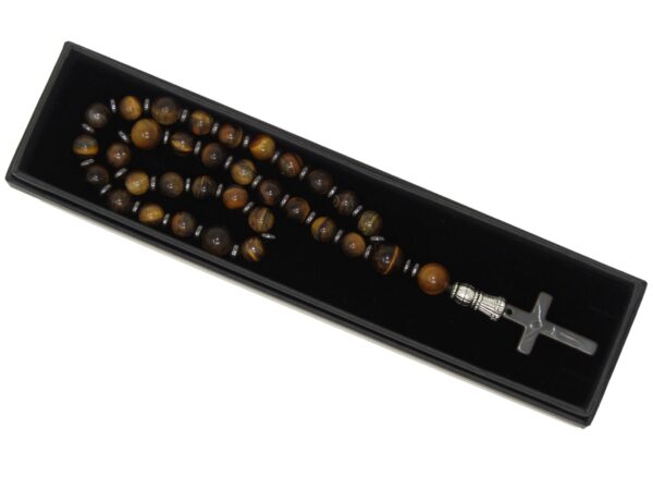 Anglican Prayer Beads 8mm Tiger Eye - Image 8