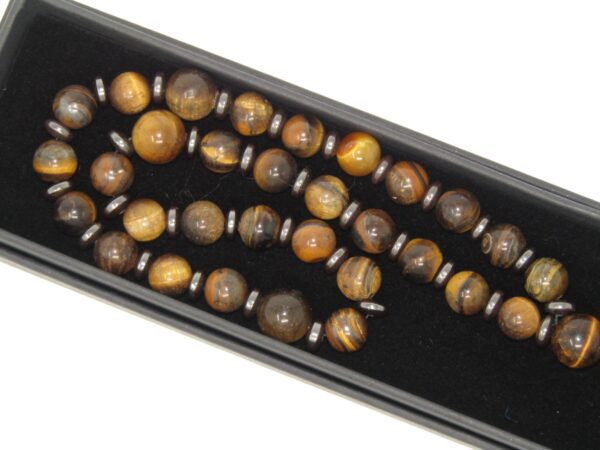 Anglican Prayer Beads 8mm Tiger Eye - Image 6