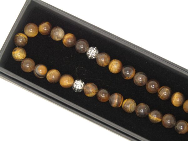 33 Bead Stress Relief Fidget Worry Prayer Beads Tasbih 8mm Tiger Eye Gemstone Beads - Image 8