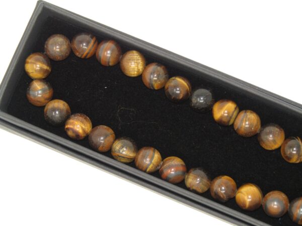 10mm Tiger Eye Gemstone Loose String Greek Komboloi Prayer Beads Worry Beads - Image 7