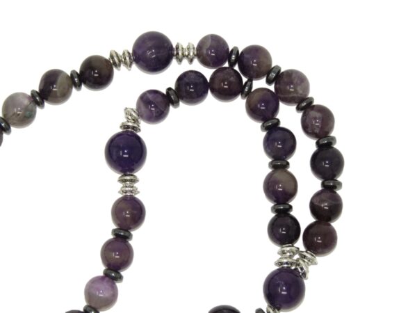 Anglican Prayer Beads, Anglican Rosary, Anglican Chaplet, 10mm Amethyst Gemstone Beads - Image 6
