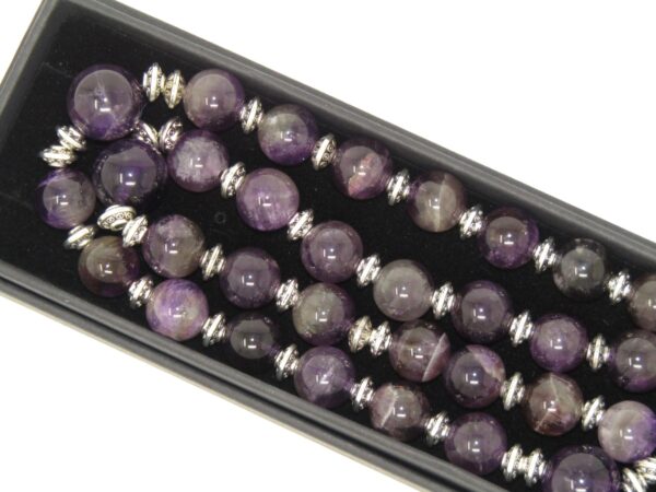 Anglican Prayer Beads, Anglican Rosary, Anglican Chaplet, 10mm Amethyst Gemstone Beads - Image 5
