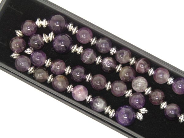 Anglican Prayer Beads, Anglican Rosary, Anglican Chaplet, 10mm Amethyst Gemstone Beads - Image 6