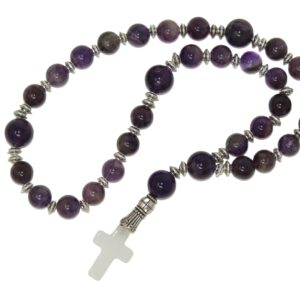 Anglican Prayer Beads 10mm Amethyst Gemstone Beads