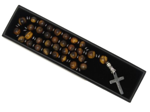 Prayer Beads Anglican Rosary 10mm Tiger Eye - Image 5