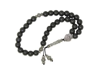33 x 10mm Hematite Gemstone Beads Fidget Beads